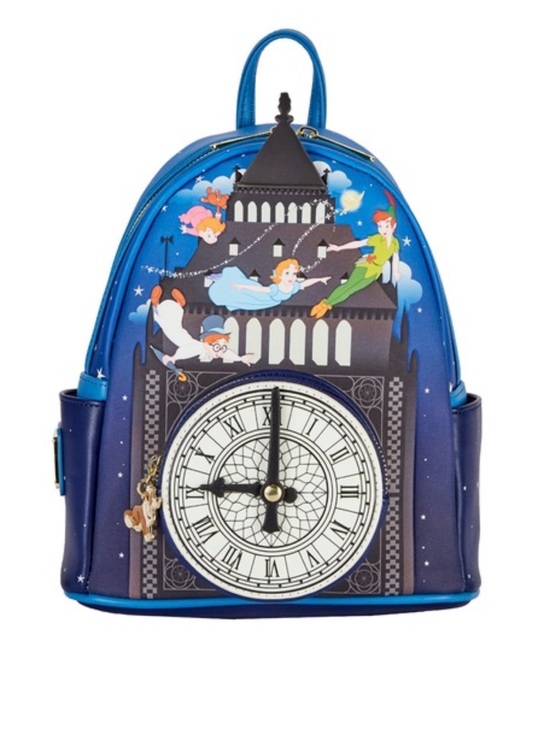 Loungefly Handbags - Loungefly Disney Peter Pan Glow in the Dark Big Ben Clock Mini Backpack